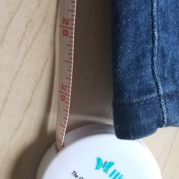 Sz 14 Ashley Stewart Indigo Distressed Jean - Picture 8 of 13